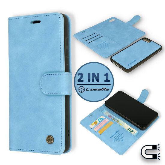 Guess Apple iPhone X-Xs Leer Beschermend Backcover hoesje - Grijs