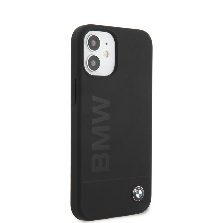 BMW Apple iPhone 12 Mini TPU Beschermend Backcover hoesje - Zwart