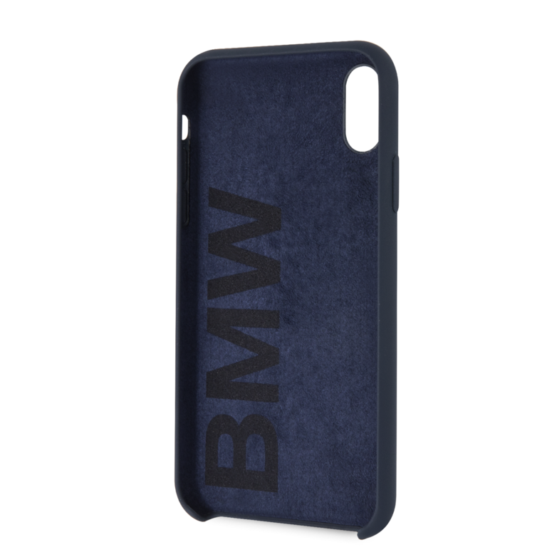 BMW Apple iPhone Xr TPU Beschermend Backcover hoesje - Navy