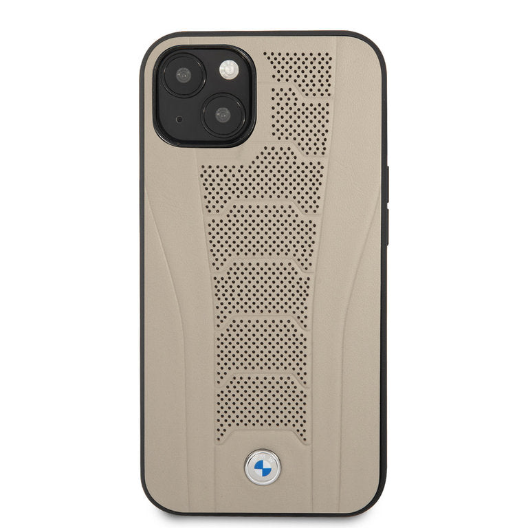 BMW Apple iPhone 13 TPU Beschermend Backcover hoesje - Beige