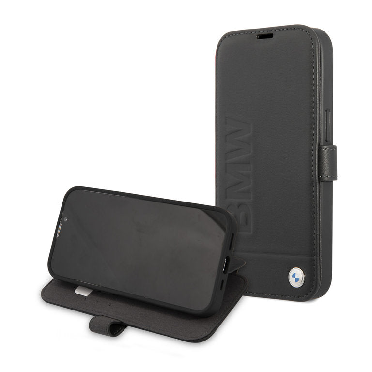 BMW Apple iPhone 13 Pro Max TPU Pasjeshouder Boektype hoesje - Zwart