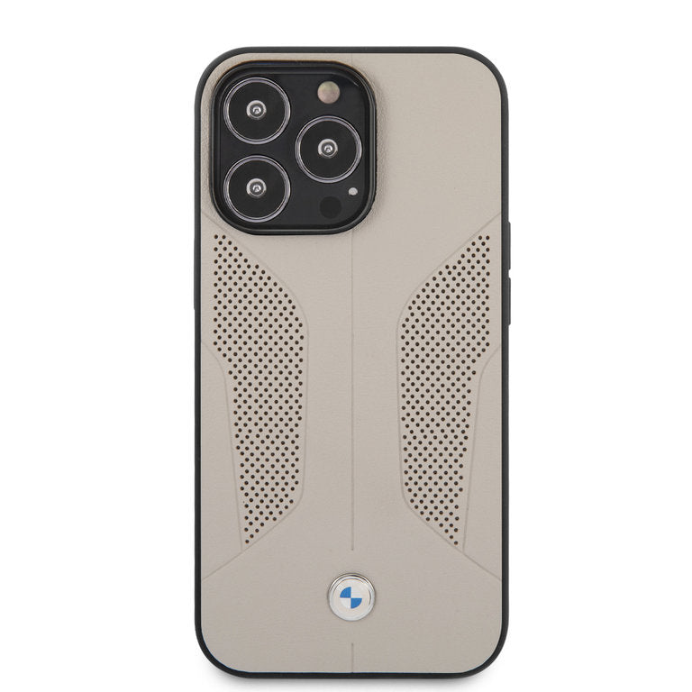 BMW Apple iPhone 13 Pro Max TPU Beschermend Backcover hoesje - Beige