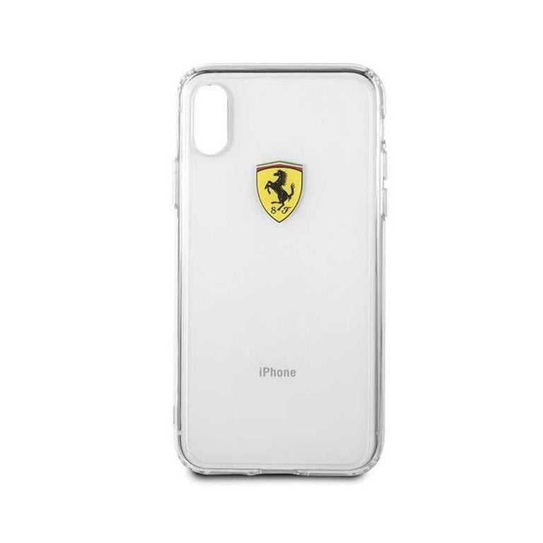 Ferrari Apple iPhone Xr TPU Beschermend Backcover hoesje - Transparant