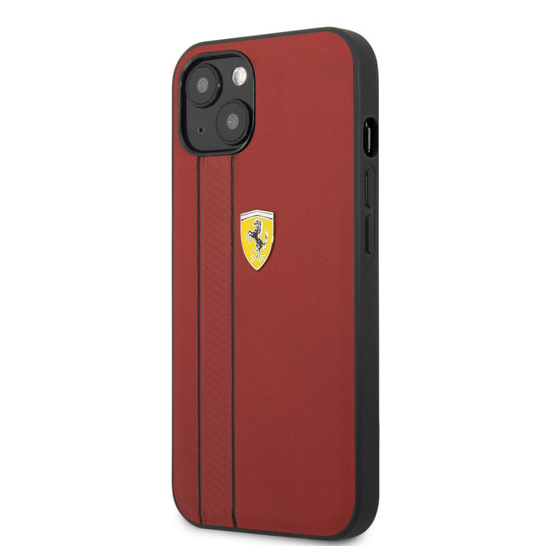 Ferrari Apple iPhone 13 TPU Beschermend Backcover hoesje - Rood