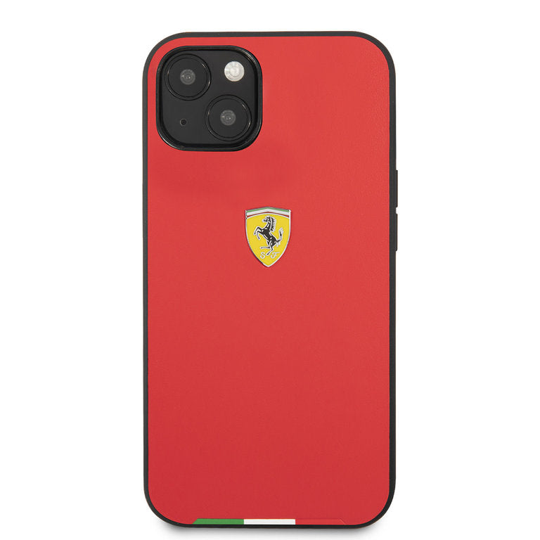 Ferrari Apple iPhone 13 Mini TPU Beschermend Backcover hoesje - Rood