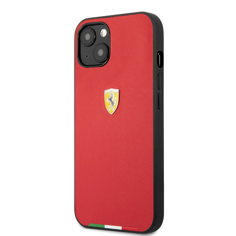Ferrari Apple iPhone 13 Mini TPU Beschermend Backcover hoesje - Rood