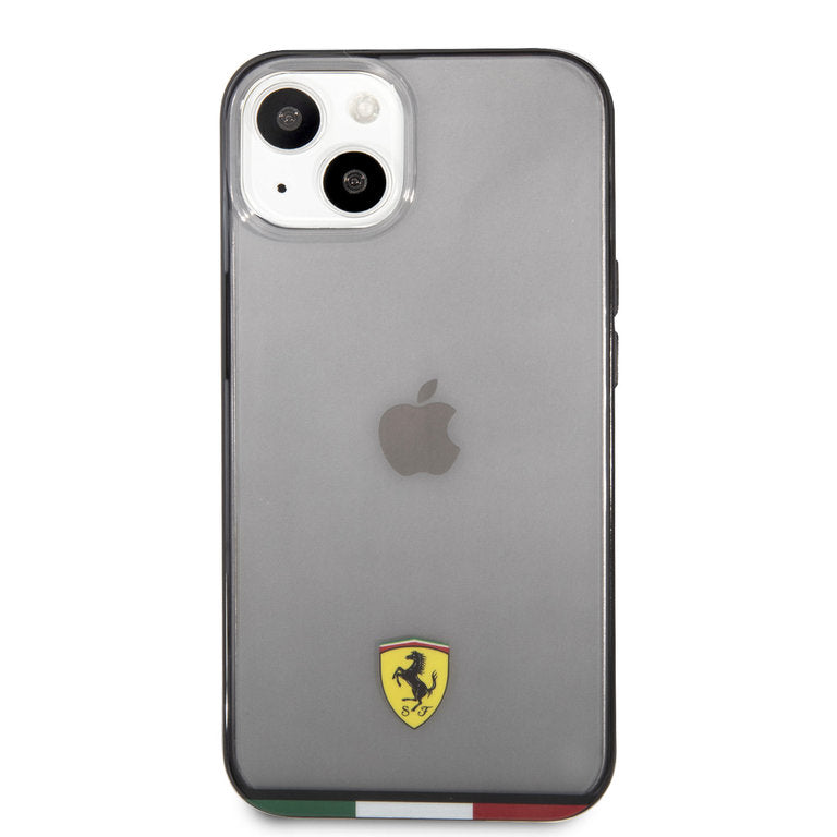 Ferrari Apple iPhone 13 Mini TPU Beschermend Backcover hoesje - Transparant