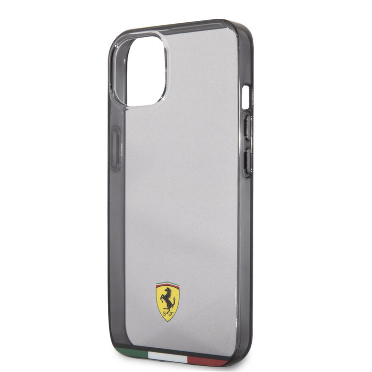 Ferrari Apple iPhone 13 Mini TPU Beschermend Backcover hoesje - Transparant