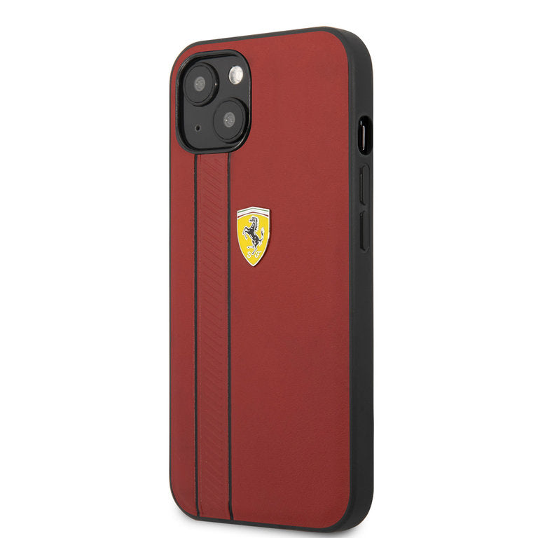 Ferrari Apple iPhone 13 Mini TPU Beschermend Backcover hoesje - Rood