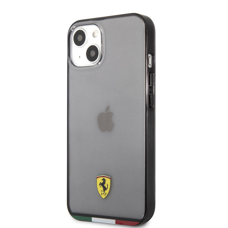 Ferrari Apple iPhone 13 Mini TPU Beschermend Backcover hoesje - Transparant