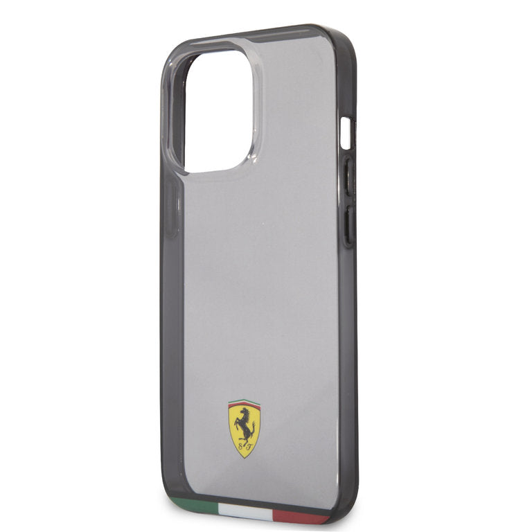 Ferrari Apple iPhone 13 Pro TPU Beschermend Backcover hoesje - Transparant