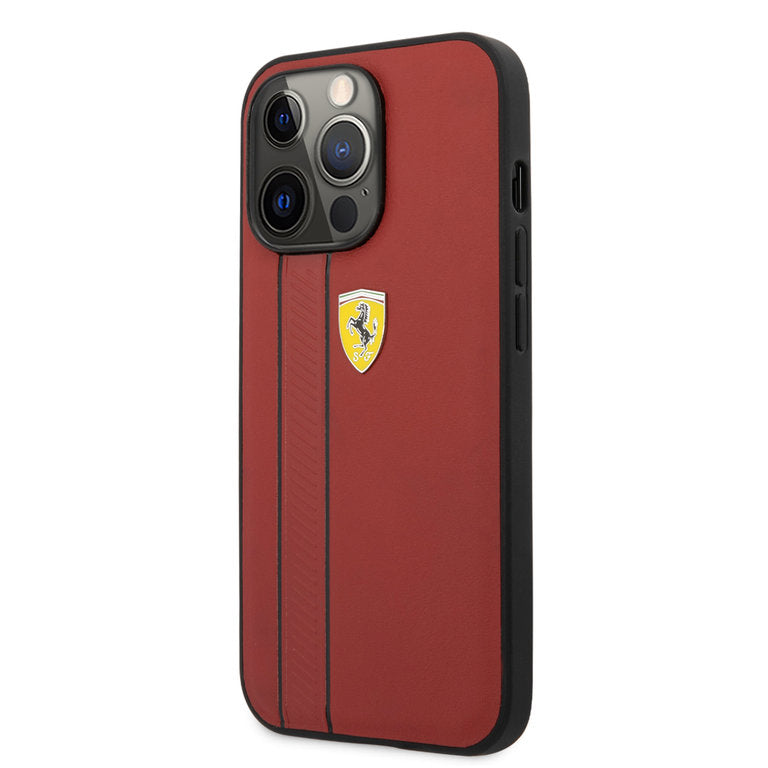 Ferrari Apple iPhone 13 Pro Max TPU Beschermend Backcover hoesje - Rood