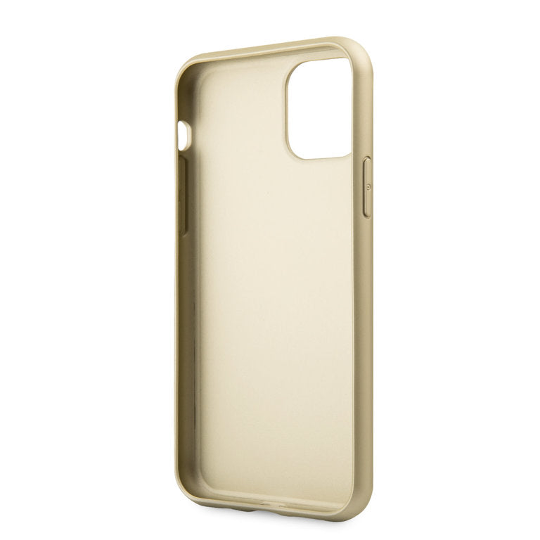 Guess Apple iPhone 11 Pro Max TPU Beschermend Backcover hoesje - Goud