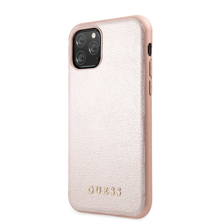 Guess Apple iPhone 11 Pro TPU Beschermend Backcover hoesje - Roze