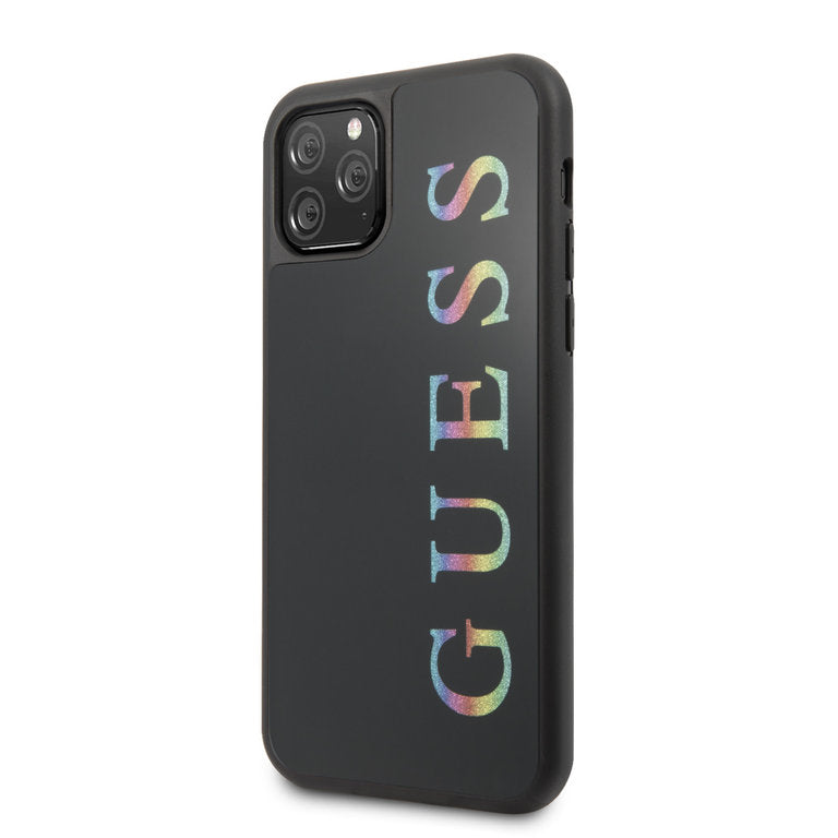 Guess Apple iPhone 11 Pro TPU Beschermend Backcover hoesje - Zwart