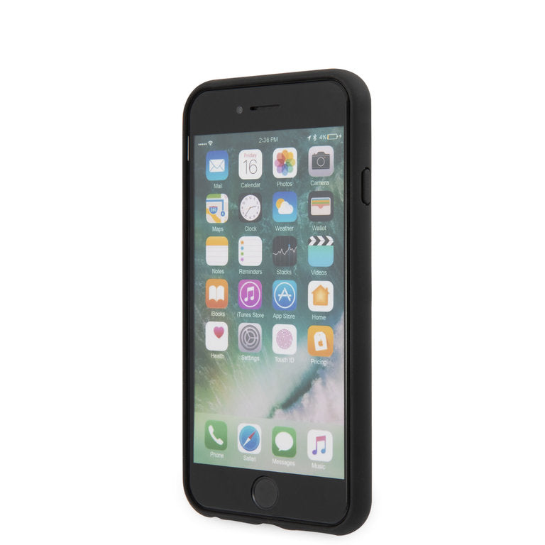 Guess Apple iPhone 7-8-SE TPU Beschermend Backcover hoesje - Goud