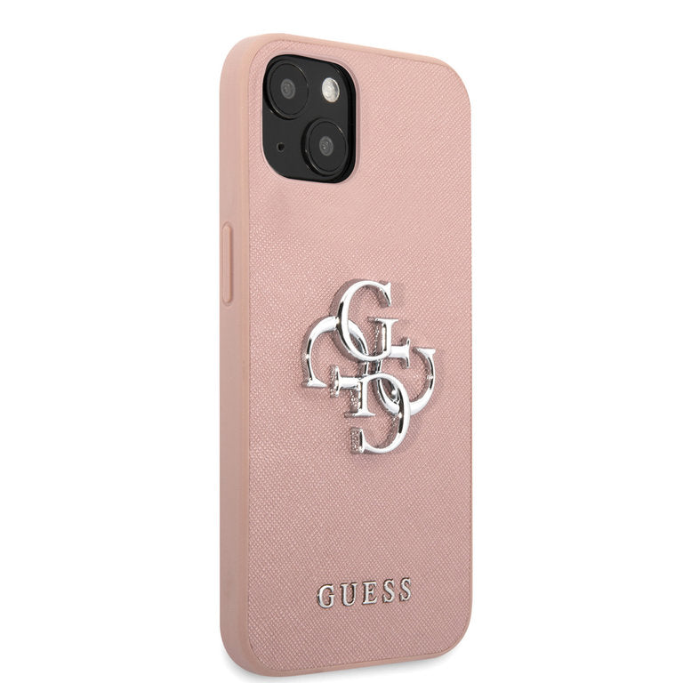 Guess Apple iPhone 13 TPU Beschermend Backcover hoesje - Roze