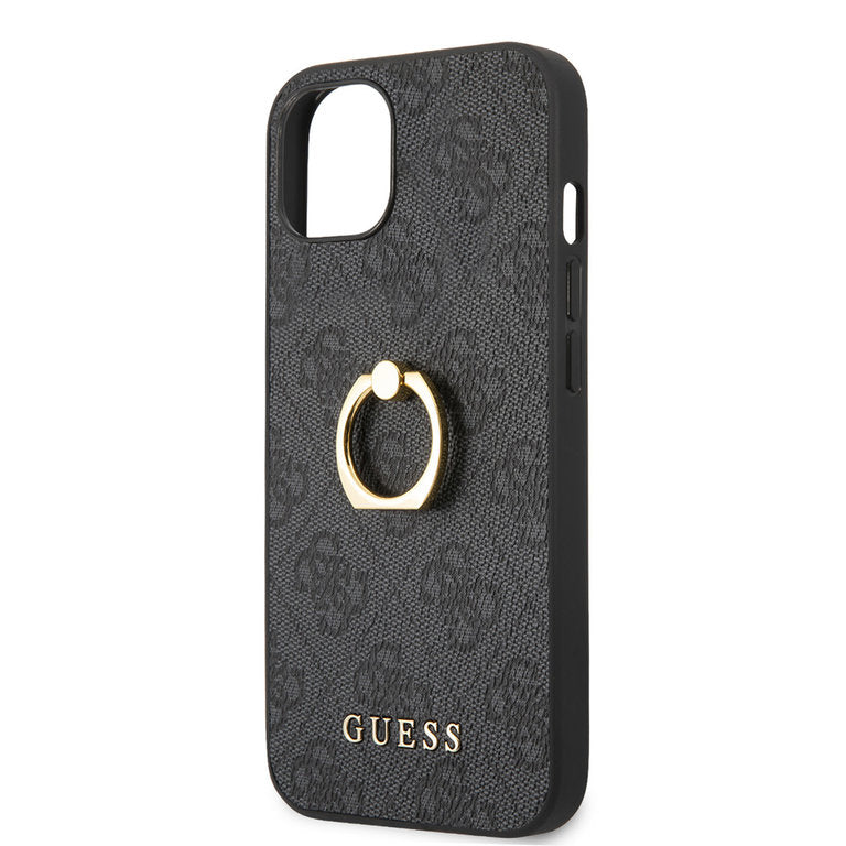 Guess Apple iPhone 13 TPU Beschermend Backcover hoesje - Grijs