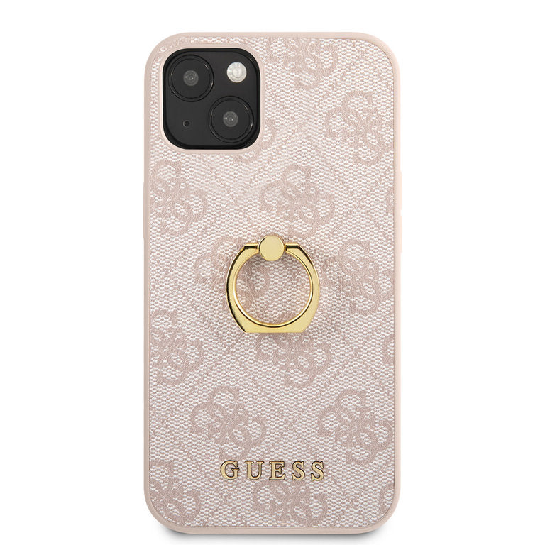 Guess Apple iPhone 13 TPU Beschermend Backcover hoesje - Roze