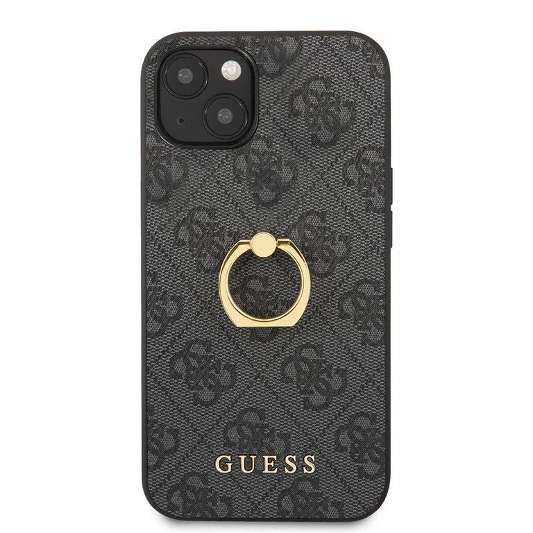 Guess Apple iPhone 13 TPU Beschermend Backcover hoesje - Grijs