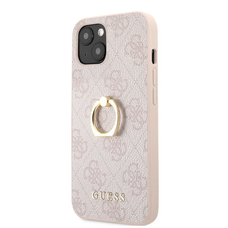 Guess Apple iPhone 13 TPU Beschermend Backcover hoesje - Roze