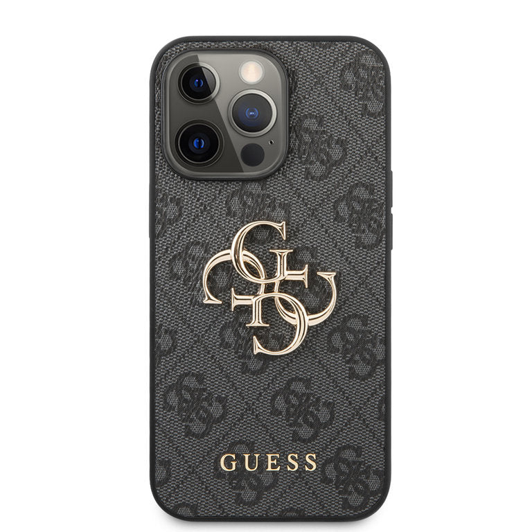 Guess Apple iPhone 13 Pro TPU Beschermend Backcover hoesje - Zwart