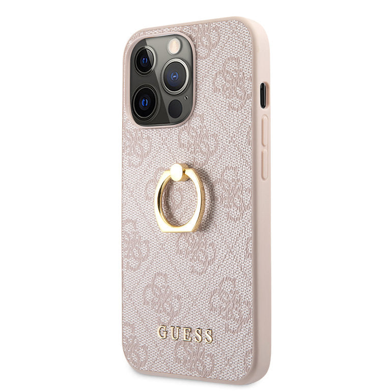 Guess Apple iPhone 13 Pro Max TPU Beschermend Backcover hoesje - Roze