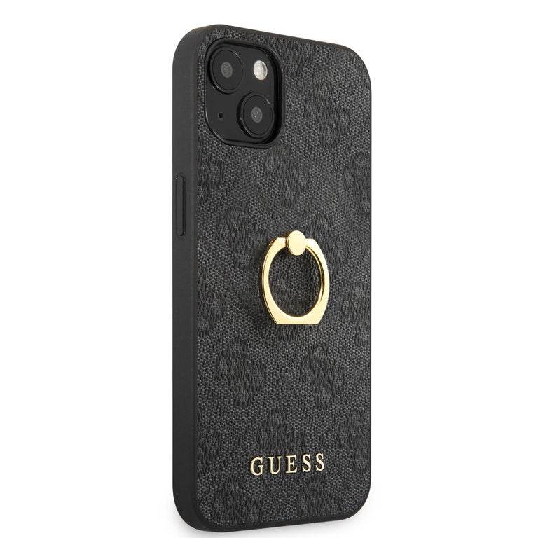 Guess Apple iPhone 14 TPU Beschermend Backcover hoesje - Grijs