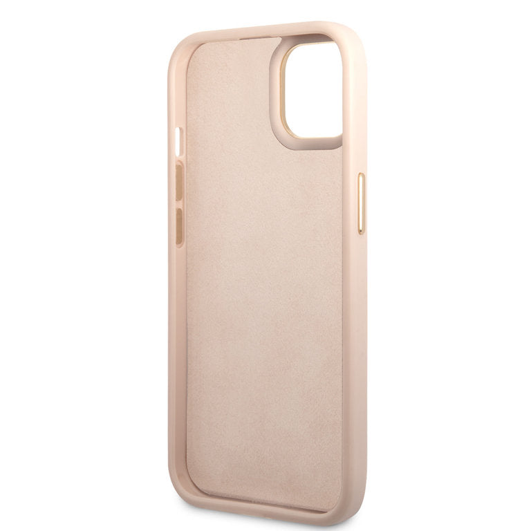 Guess Apple iPhone 14 Plus TPU Beschermend Backcover hoesje - Roze