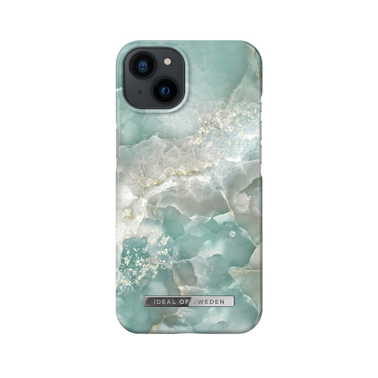 iDeal of Sweden Apple iPhone 13 Microfiber Beschermend Backcover hoesje - Marble