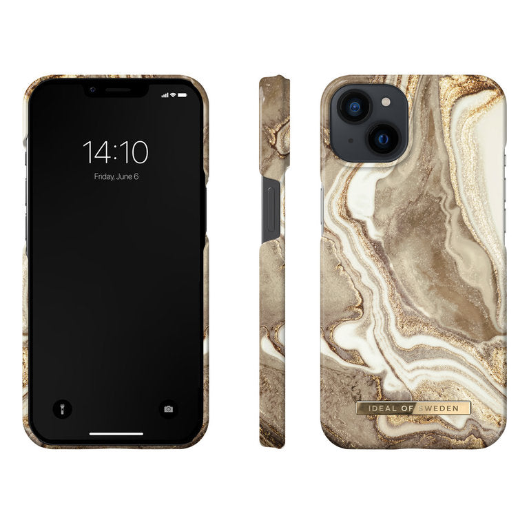 iDeal of Sweden Apple iPhone 14 TPU Beschermend Backcover hoesje - Marble