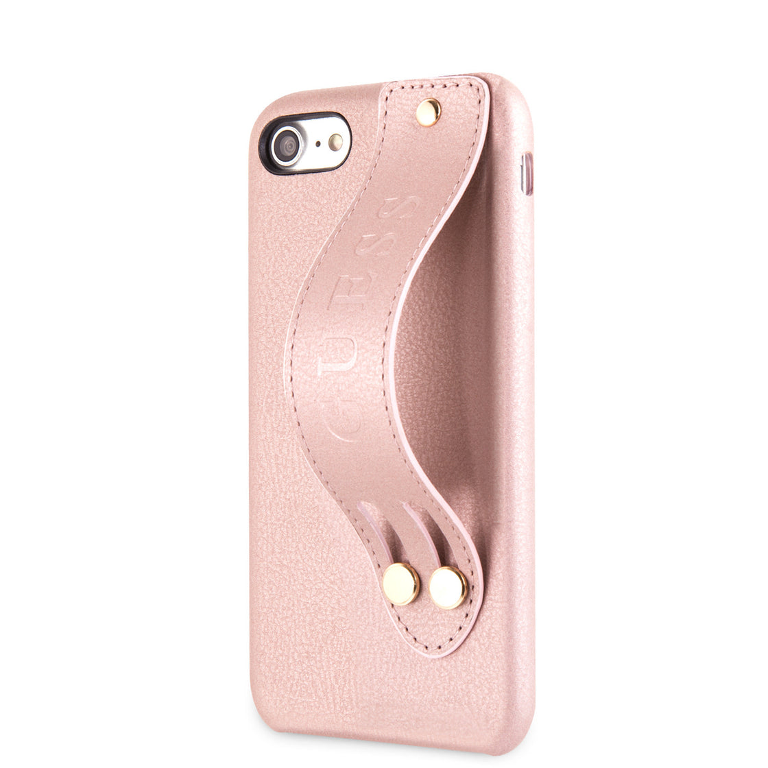 Guess Apple iPhone 7-8-SE TPU Beschermend Backcover hoesje - Roze
