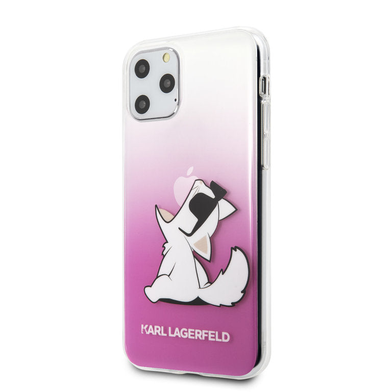 Guess Apple iPhone 11 Pro Max TPU Beschermend Backcover hoesje - Roze