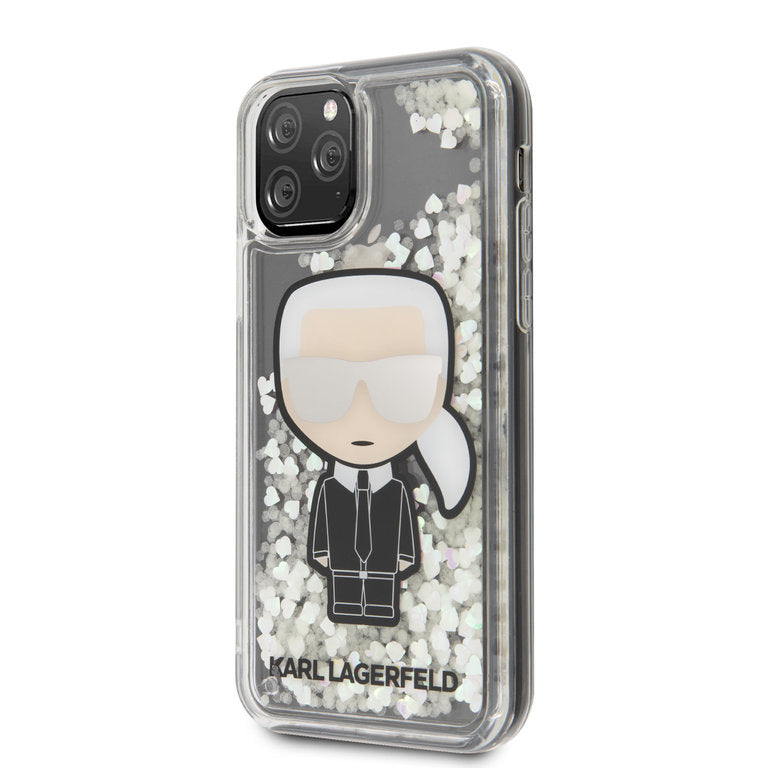 Karl Lagerfeld Apple iPhone 11 Pro TPU Beschermend Backcover hoesje - Transparant