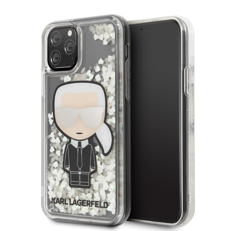 Karl Lagerfeld Apple iPhone 11 Pro TPU Beschermend Backcover hoesje - Transparant