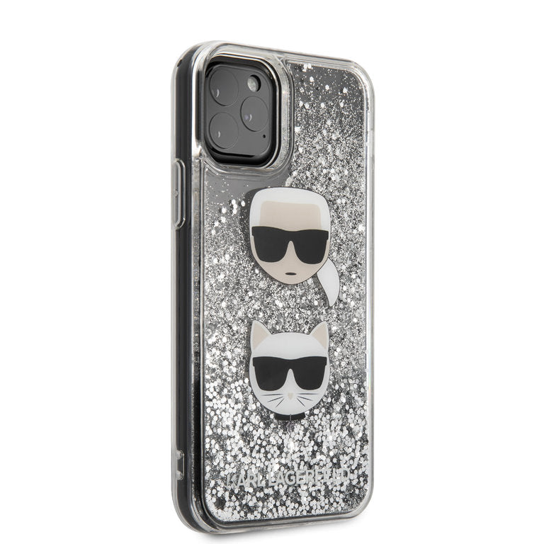 Karl Lagerfeld Apple iPhone 11 Pro TPU Beschermend Backcover hoesje - Zilver