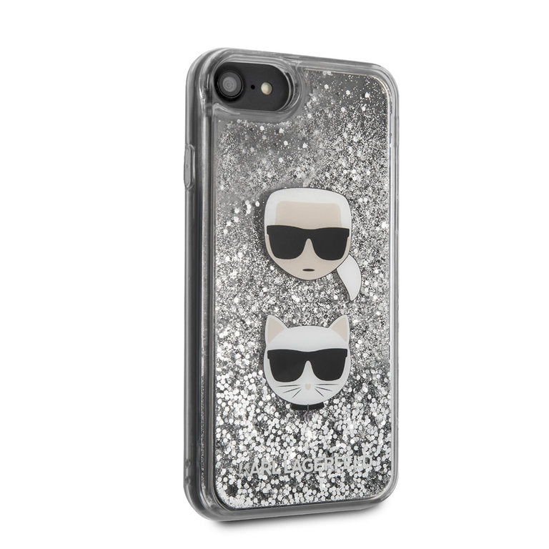 Karl Lagerfeld Apple iPhone 7-8-SE TPU Beschermend Backcover hoesje - Print