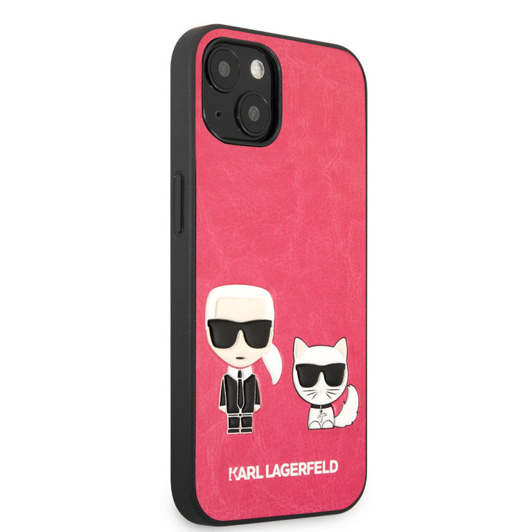 Karl Lagerfeld Apple iPhone 13 TPU Beschermend Backcover hoesje - Fuchsia