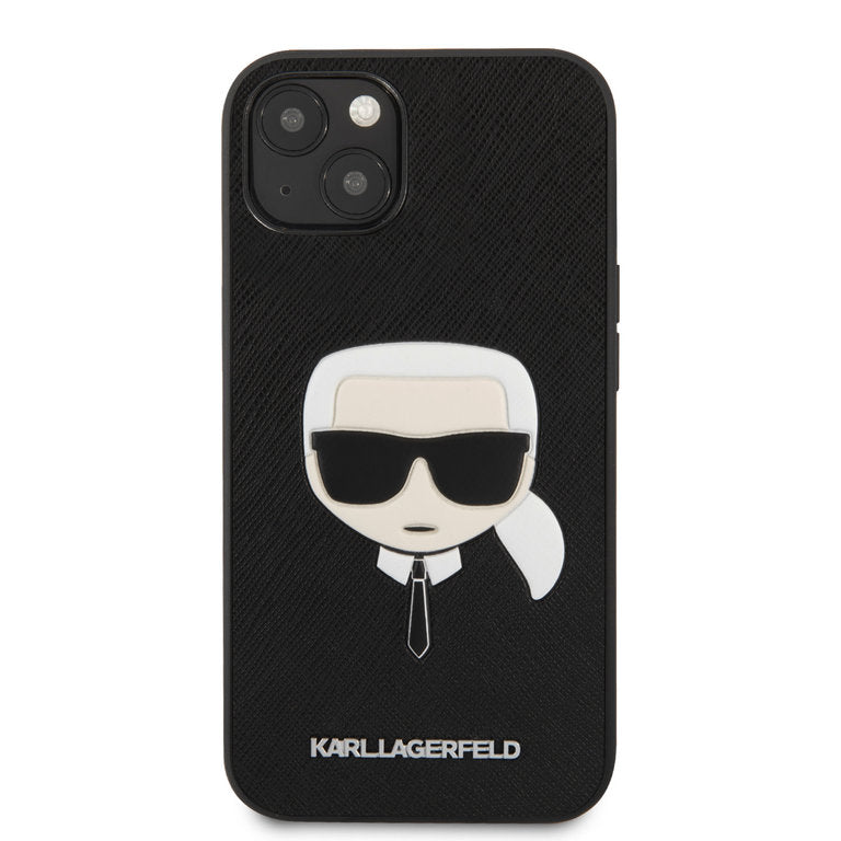 Karl Lagerfeld Apple iPhone 13 Mini TPU Beschermend Backcover hoesje - Zwart