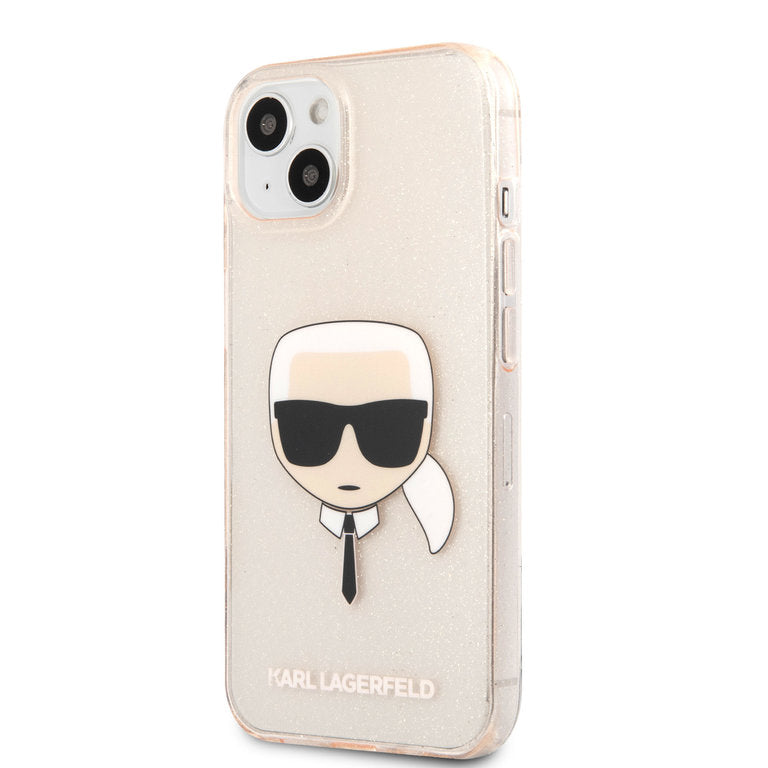 Karl Lagerfeld Apple iPhone 13 Mini TPU Beschermend Backcover hoesje - Transparant