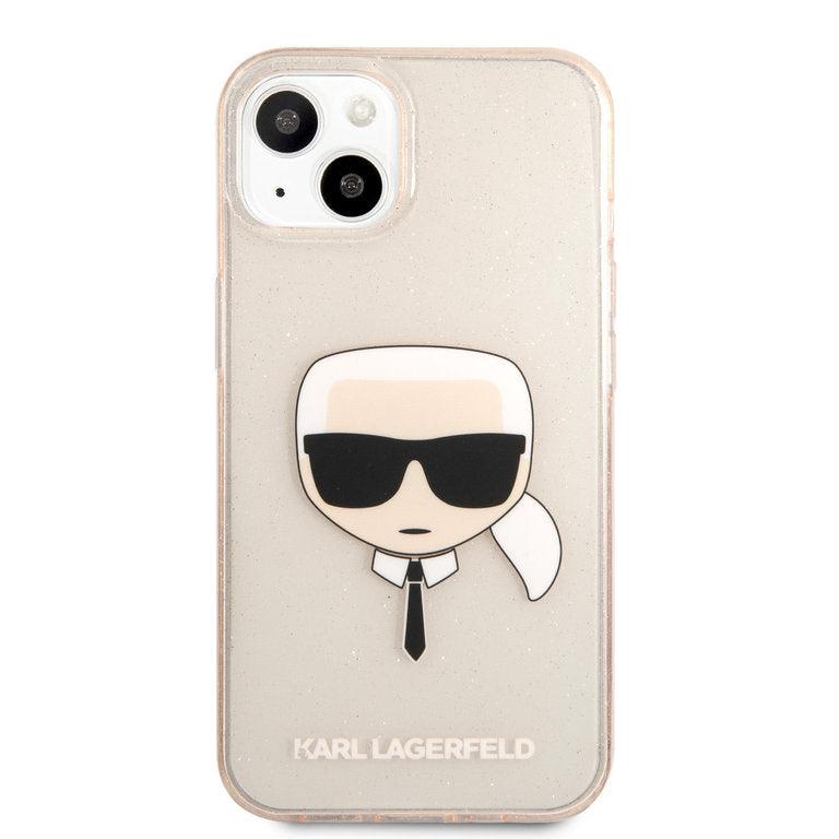 Karl Lagerfeld Apple iPhone 13 Mini TPU Beschermend Backcover hoesje - Transparant