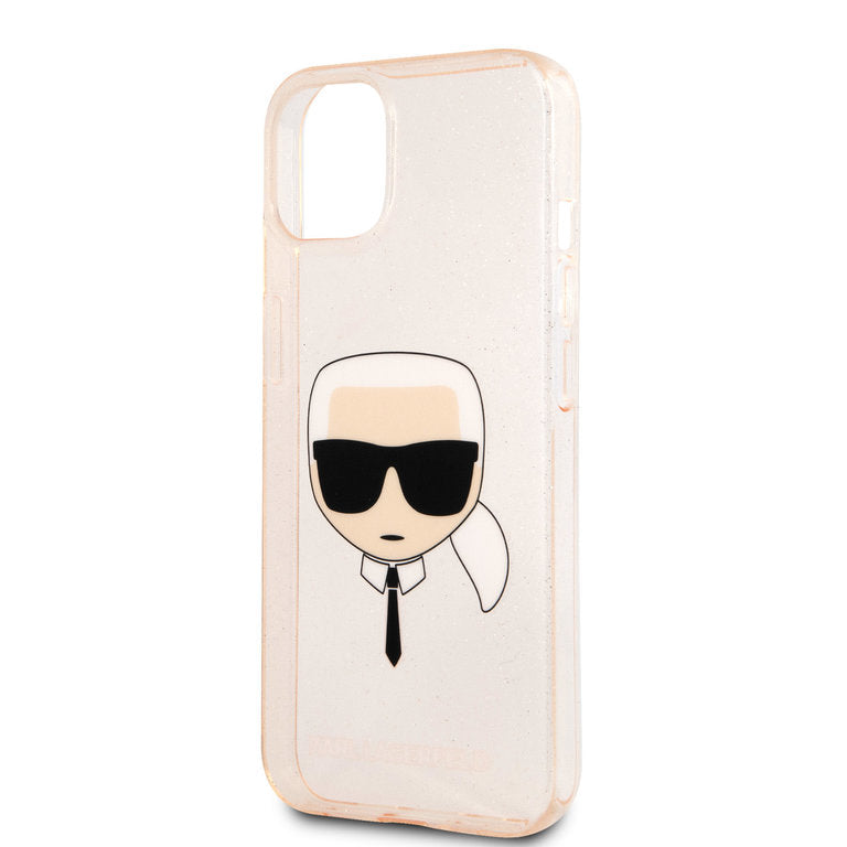 Karl Lagerfeld Apple iPhone 13 Mini TPU Beschermend Backcover hoesje - Transparant