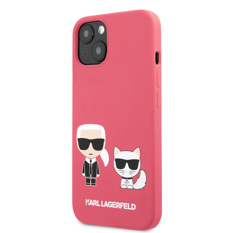 Karl Lagerfeld Apple iPhone 13 TPU Beschermend Backcover hoesje - Roze