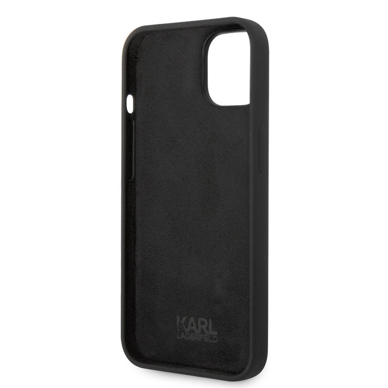 Karl Lagerfeld Apple iPhone 14 Plus TPU Beschermend Backcover hoesje - Zwart