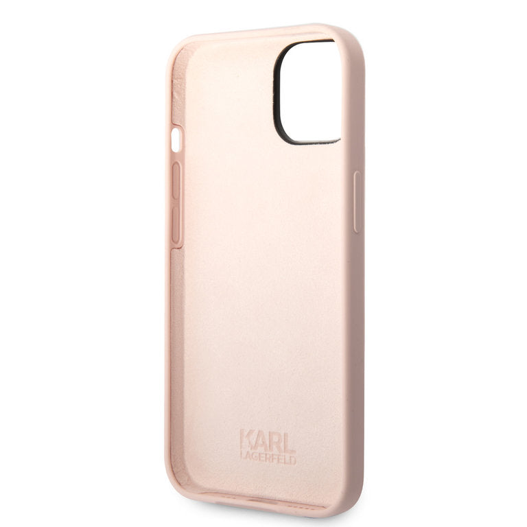 Karl Lagerfeld Apple iPhone 14 Plus TPU Beschermend Backcover hoesje - Roze
