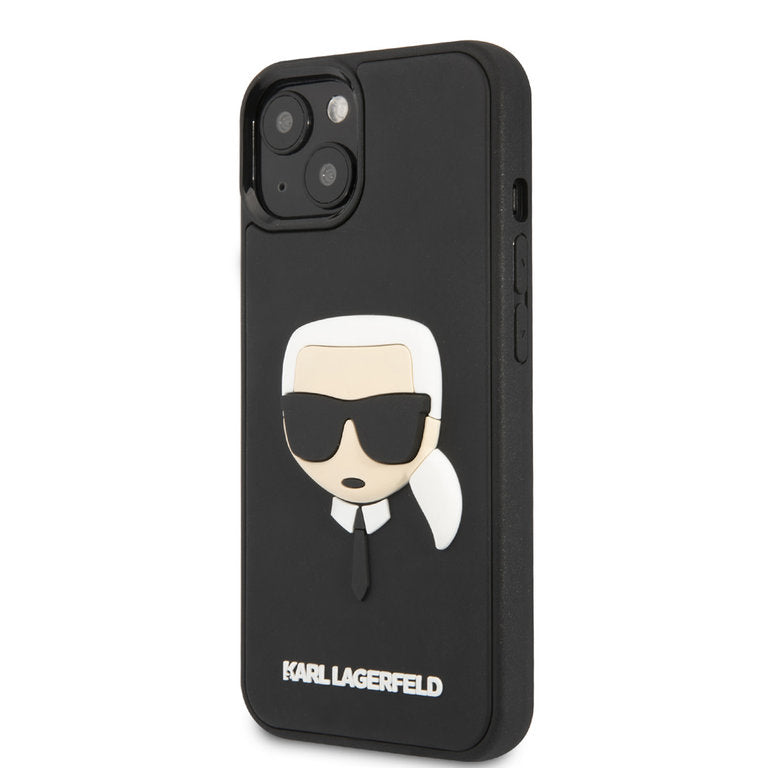 Karl Lagerfeld Apple iPhone 14 Pro TPU Beschermend Backcover hoesje - Zwart