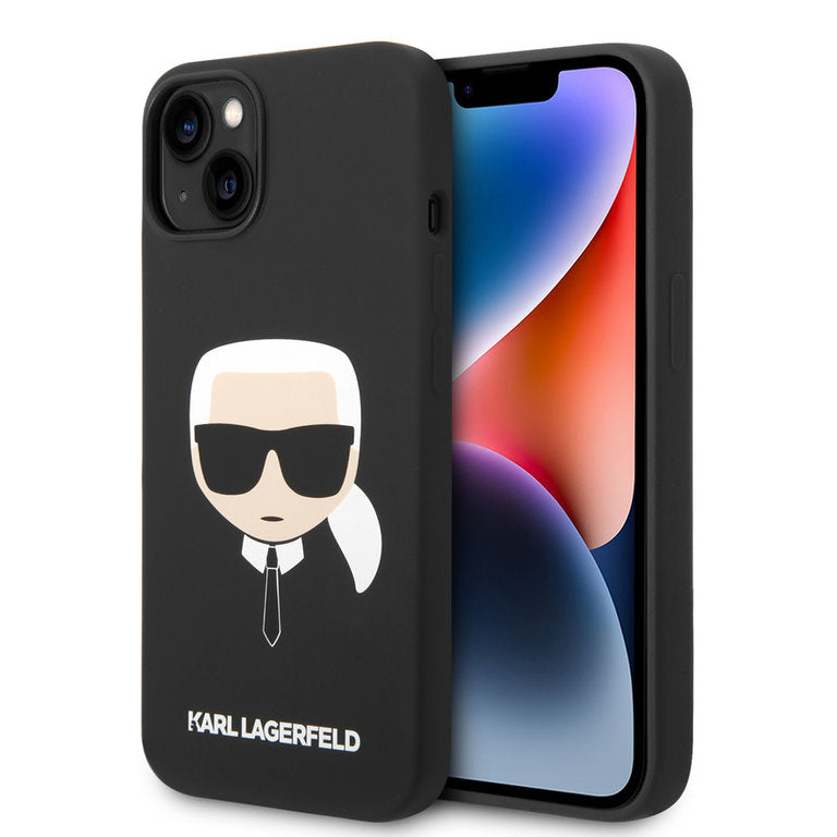 Karl Lagerfeld Apple iPhone 14 Pro Max TPU Beschermend Backcover hoesje - Zwart