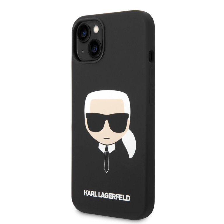 Karl Lagerfeld Apple iPhone 14 Pro Max TPU Beschermend Backcover hoesje - Zwart