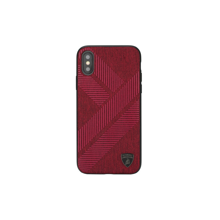 Lamborghini Apple iPhone Xs Max TPU Beschermend Backcover hoesje - Rood