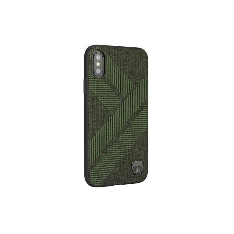 Lamborghini Apple iPhone X-Xs TPU Beschermend Backcover hoesje - Groen